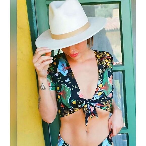 New. HAH for Free People swim top. Small . Retail $146 - Picture 3 of 6